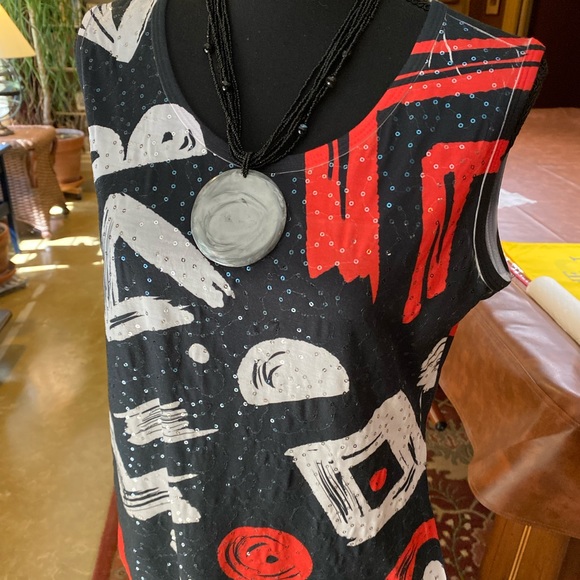 Jacket and matching shell.  Worn once.  Like new.  Necklace is sold separately. - Picture 3 of 6